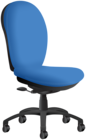 Office Chair Blue PNG Clipart