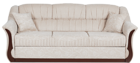 Transparent Gream Couch PNG Picture