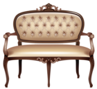 Transparent Victorian Loveseat PNG Clipart Picture