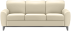 White Sofa Transparent Clipart