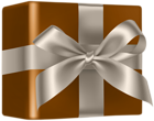 Brown Gift PNG Clipart