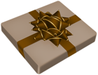 Brown Gift PNG Clipart