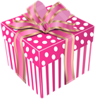 Cute Pink Gift Box Transparent PNG Clip Art Image