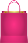 Decorative Pink Gift Bag PNG Clipart