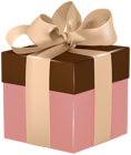 Gift Box Brown PNG Transparent Clipart