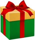 Gift Box Green Clip Art PNG Image