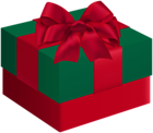 Gift Box Green Red Transparent Clipart