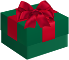 Gift Box Green Transparent Clipart