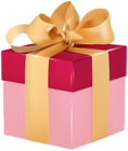 Gift Box Pink PNG Transparent Clipart
