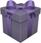 Gift Box Purple Transparent PNG Clip Art