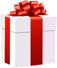Gift Box White PNG Clip Art Image