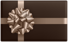 Gift Large Brown PNG Transparent Clipart