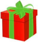 Gift Red Box PNG Transparent Clipart