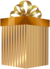 Gold Gift Box Transparent PNG Clip Art