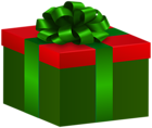 Green Gift PNG Transparent Clipart