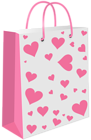 Heart Gift Bag Transparent Clip Art Image
