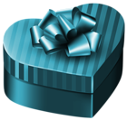 Luxury Gift Box Heart PNG Clipart Image