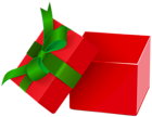Open Red Gift Box PNG Clipart