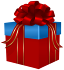 Present Box Red Blue PNG Clipart