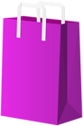 Purple Gift Bag Deco PNG Clipart