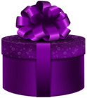 Purple Round Gift PNG Clip Art Image