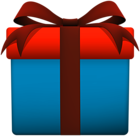 Red Blue Gift Box PNG Clipart