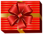 Red Gift Box PNG Clip Art Image
