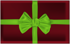 Red Gift Box with Bow PNG Clipart