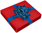 Red Gift Clipart Image