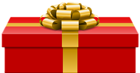 Red Gift PNG Clip Art Image