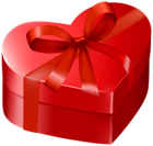 Red Heart Gift Box PNG Clipart Image