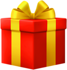 Red Present Box PNG Clipart