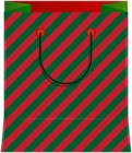 Striped Gift Bag PNG Clipart