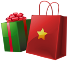 Transparent Christmas Gift Box and Bag