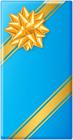 Vertical Gift Box Blue PNG Clip Art Image