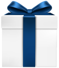 White Gift Box Clip Art Image