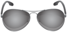 Grey Glasses Transparent PNG Clip Art Image
