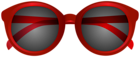 Red Sunglasses PNG Transparent Clipart