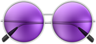 Round Sunglasses Purple PNG Clip Art Image