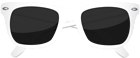 White Sunglasses PNG Clip Art Image