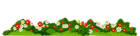 Flowers with Grass Transparent PNG Clipart
