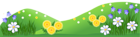 Grass Ground with Flowers Clipart