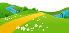 Meadow and River Ground PNG Clipart