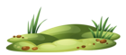 Patch with Grass Transparent PNG Clipart