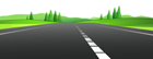 Road with Grass PNG Clipart