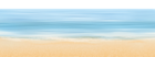 Sand and Sea PNG Transparent Clipart