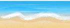 Sea and Sand Free PNG Clip Art Image