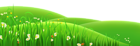 Transparent Flowers and Grass PNG Clipart