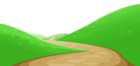 Valley with Pathway PNG Clipart