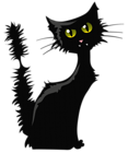 Black Cat PNG Clipart Image | Gallery Yopriceville - High-Quality